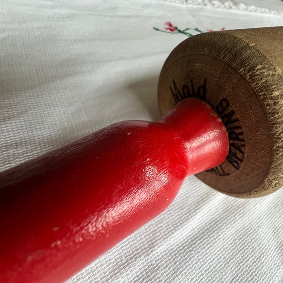 Vintage Baribo Wood Rolling Pin - Picture 5 of 5